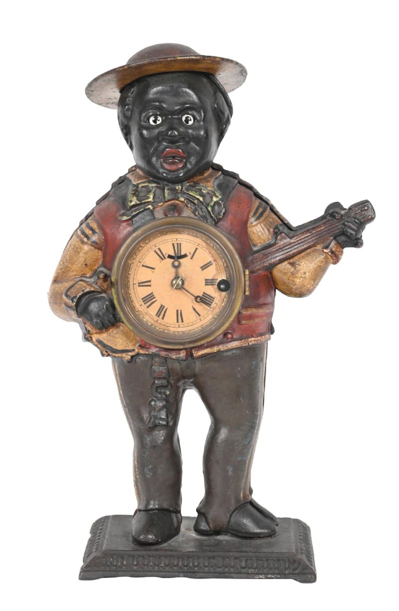 SAMBO BRADLEY & HUBBARD CAST IRON CLOCK (1 of 4)