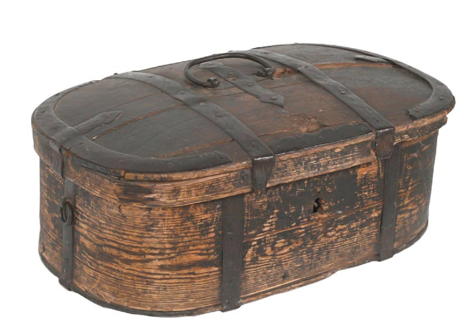 18TH CENTURY SWEDISH WOODEN BOX (1 of 6)
