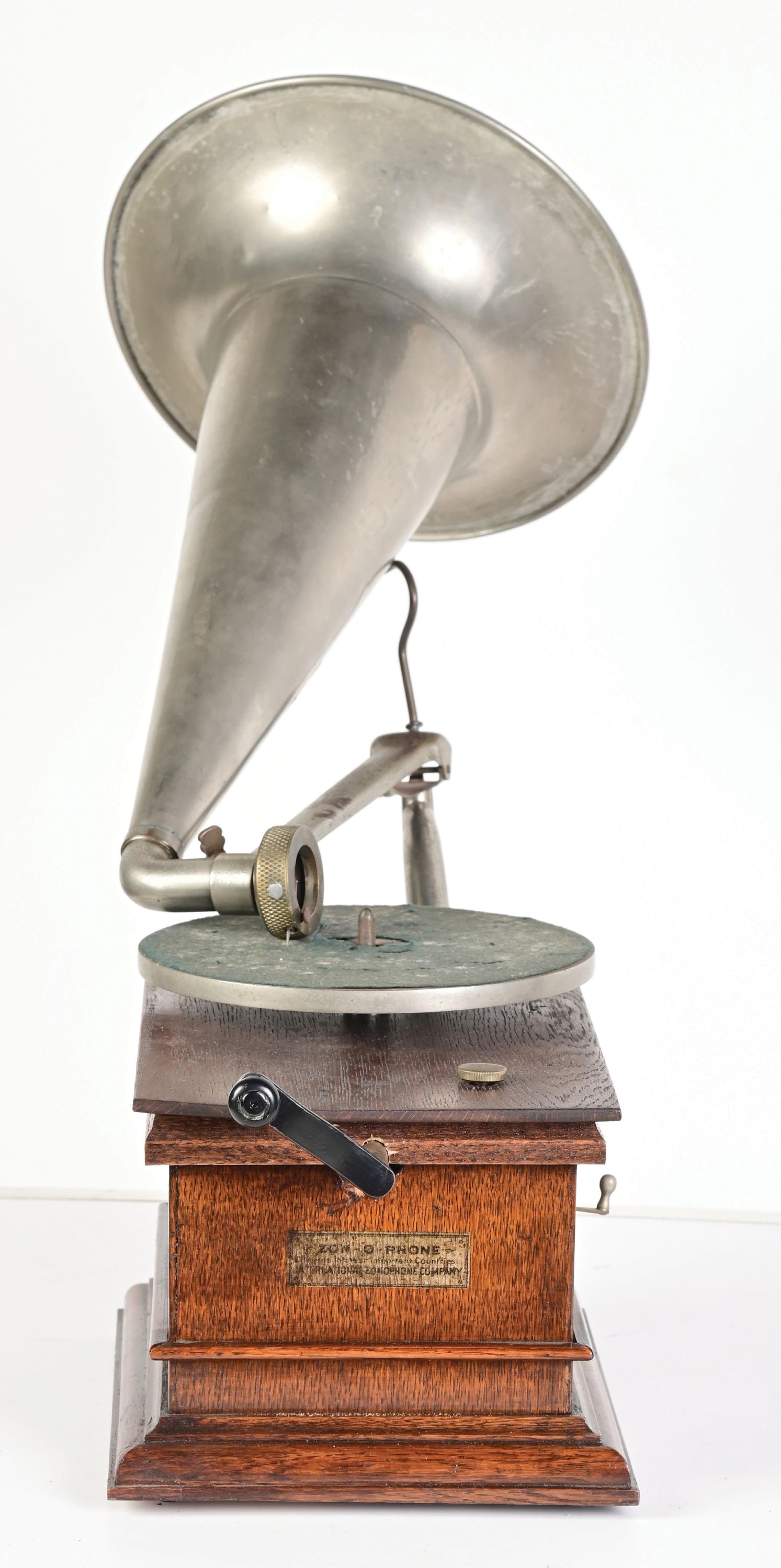 EXTREMELY RARE ZON-O-PHONE RECORD PHONOGRAPH - 4