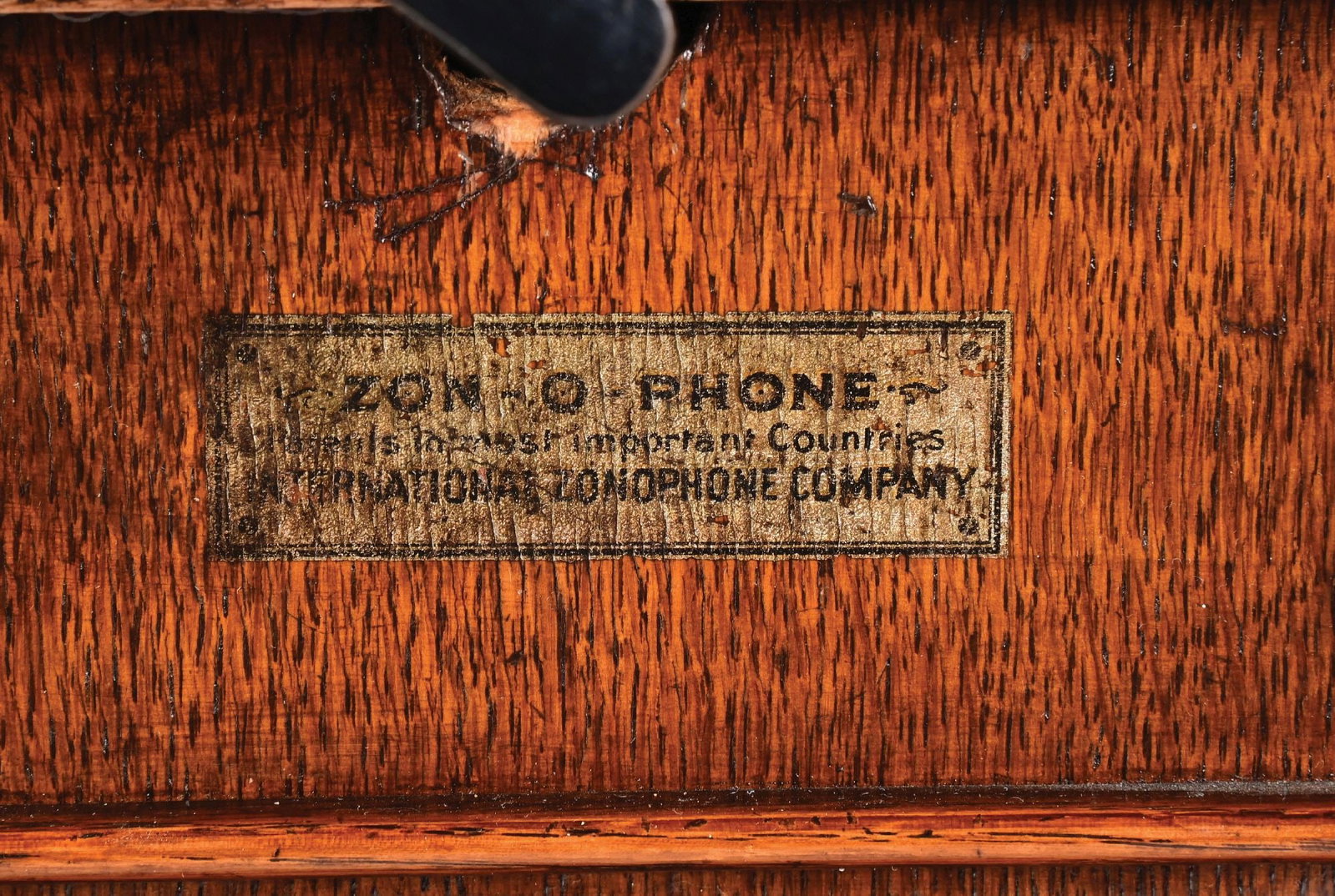 EXTREMELY RARE ZON-O-PHONE RECORD PHONOGRAPH - 5