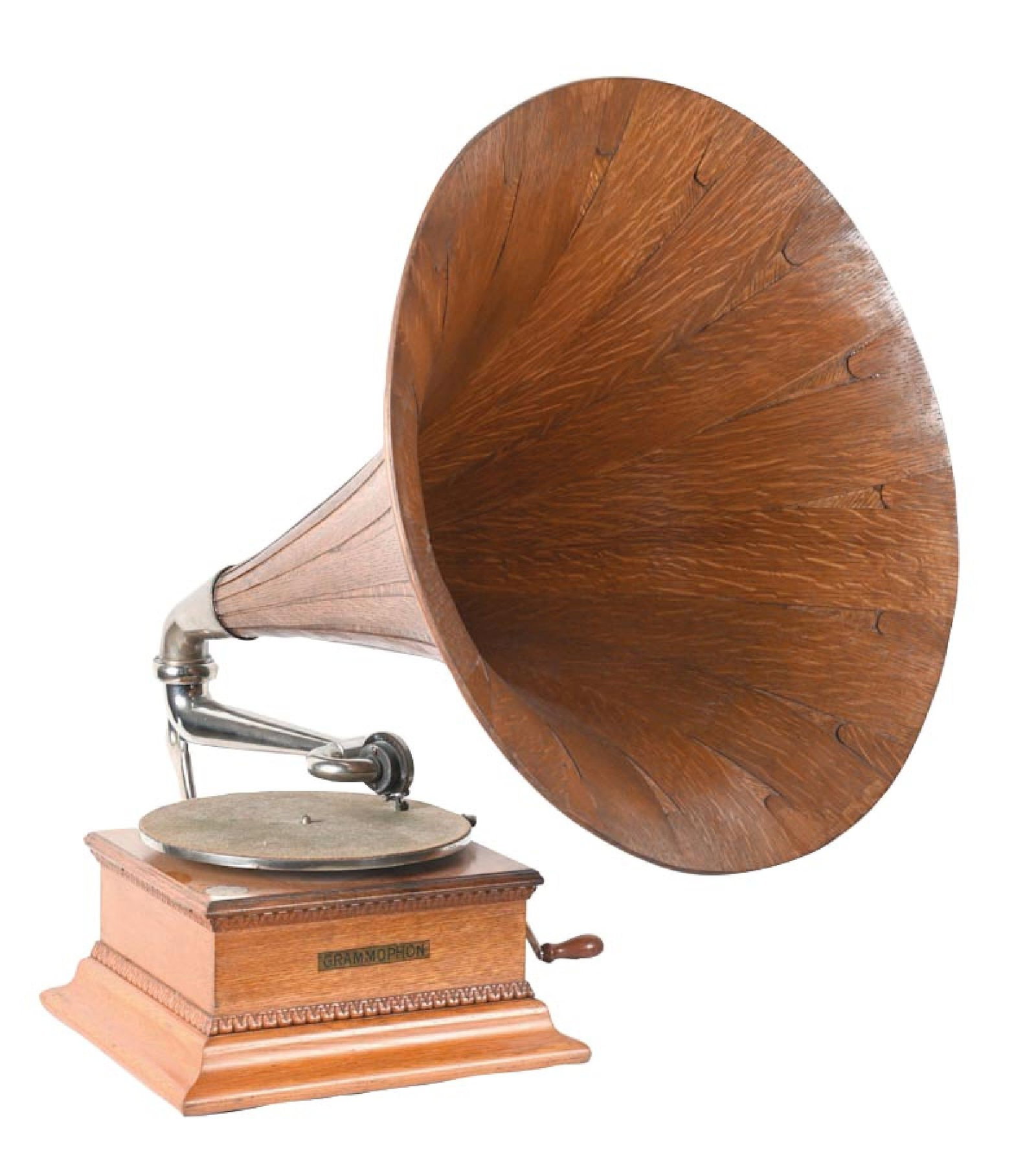 GERMAN GRAMMOPHONE DISC PHONOGRAPH (1 of 4)