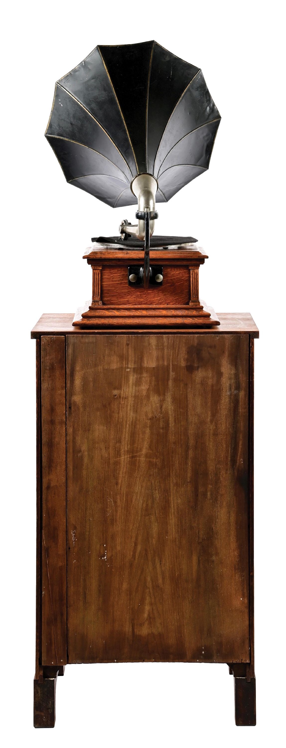 RCA VICTOR TYPE III DISC PHONOGRAPH ON OAK STAND - 4