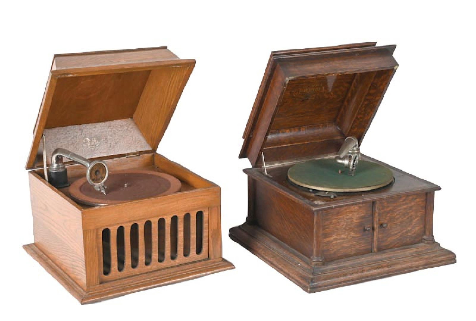 COLLECTION OF 2: TABLETOP PHONOGRAPHS (1 of 4)