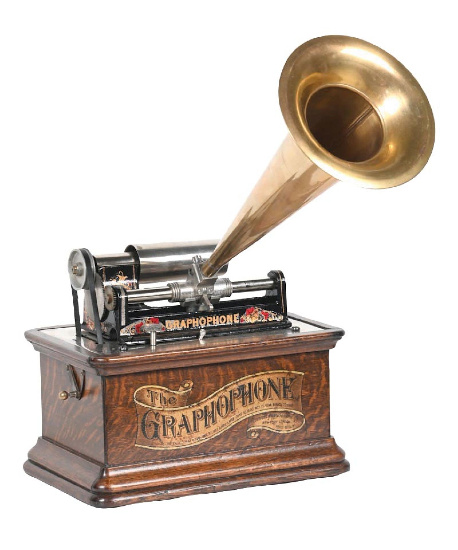 COLUMBIA GRAPHOPHONE CO. MODEL AT CYLINDER PHONOGRAPH (1 of 5)