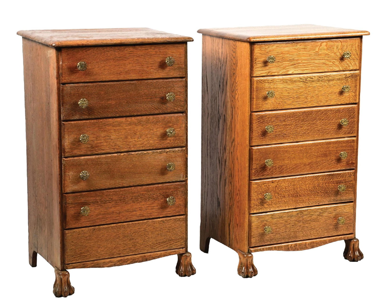 COLLECTION OF 2: OAK WOOD PHONOGRAPH STANDS (1 of 9)