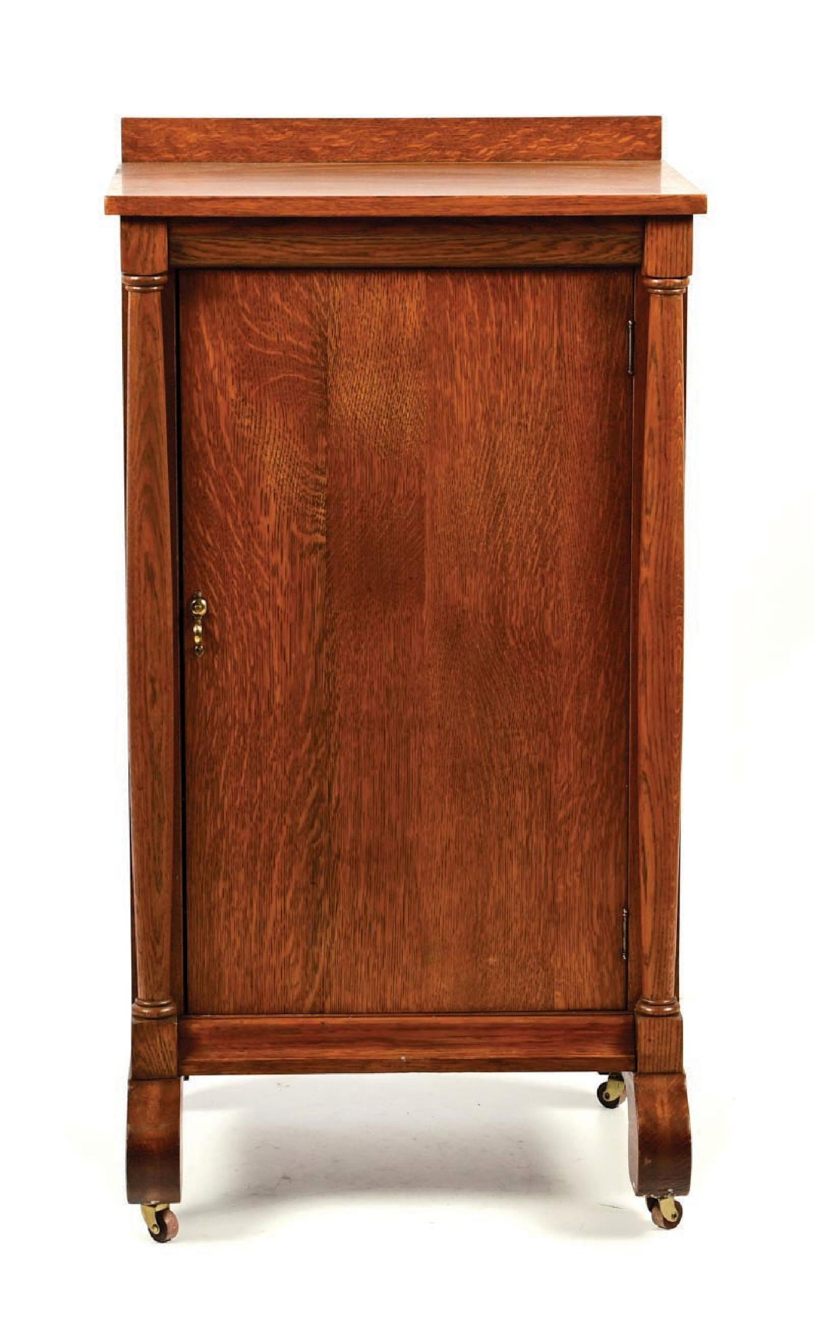 OAK PHONOGRAPH STAND - 2
