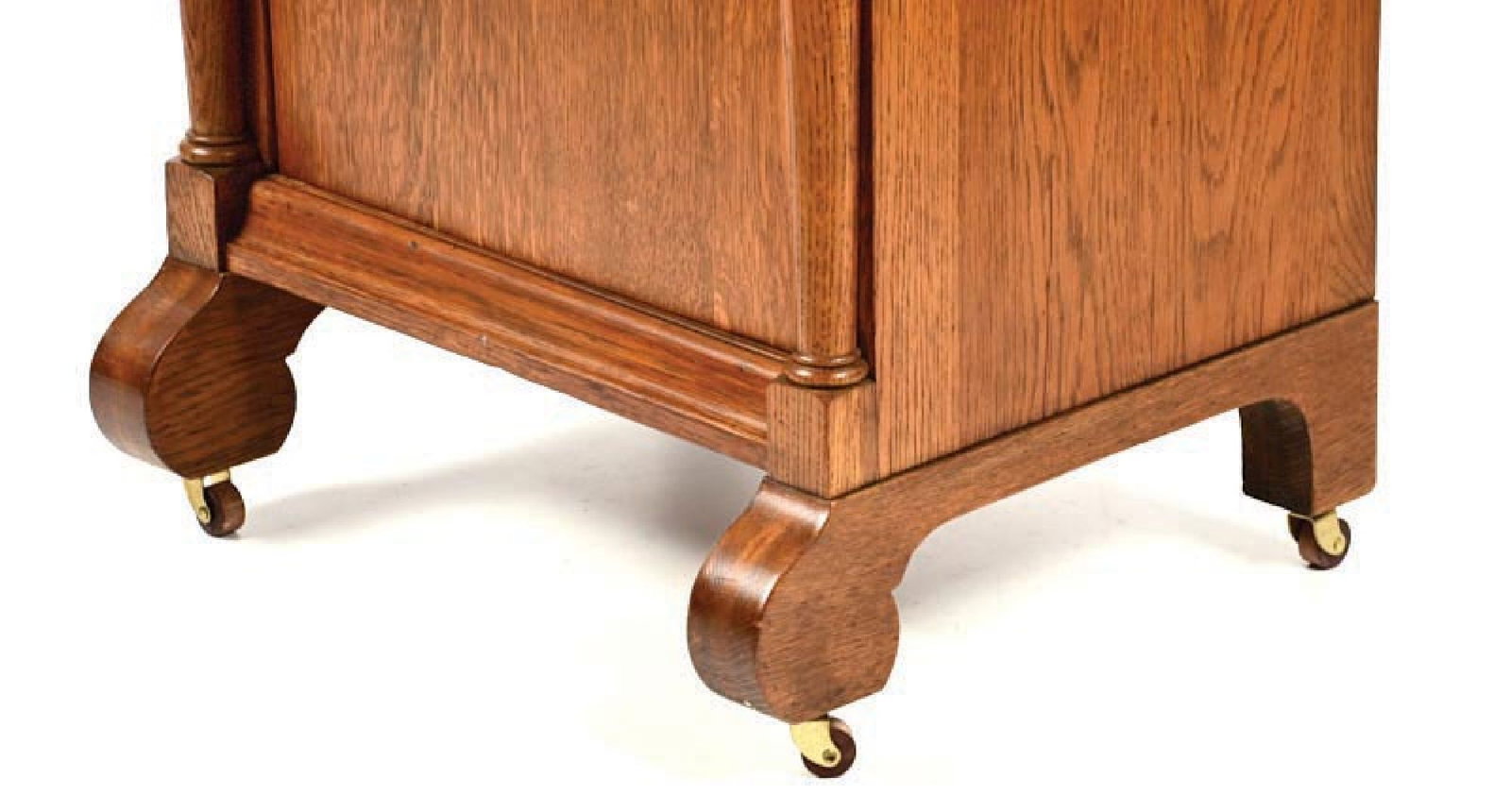 OAK PHONOGRAPH STAND - 6