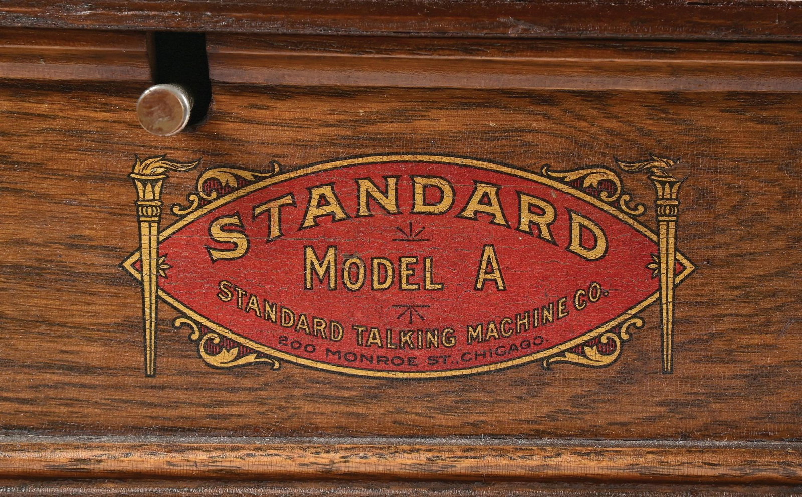 STANDARD TALKING MACHINE CO. MODEL A DISC PHONOGRAPH - 5