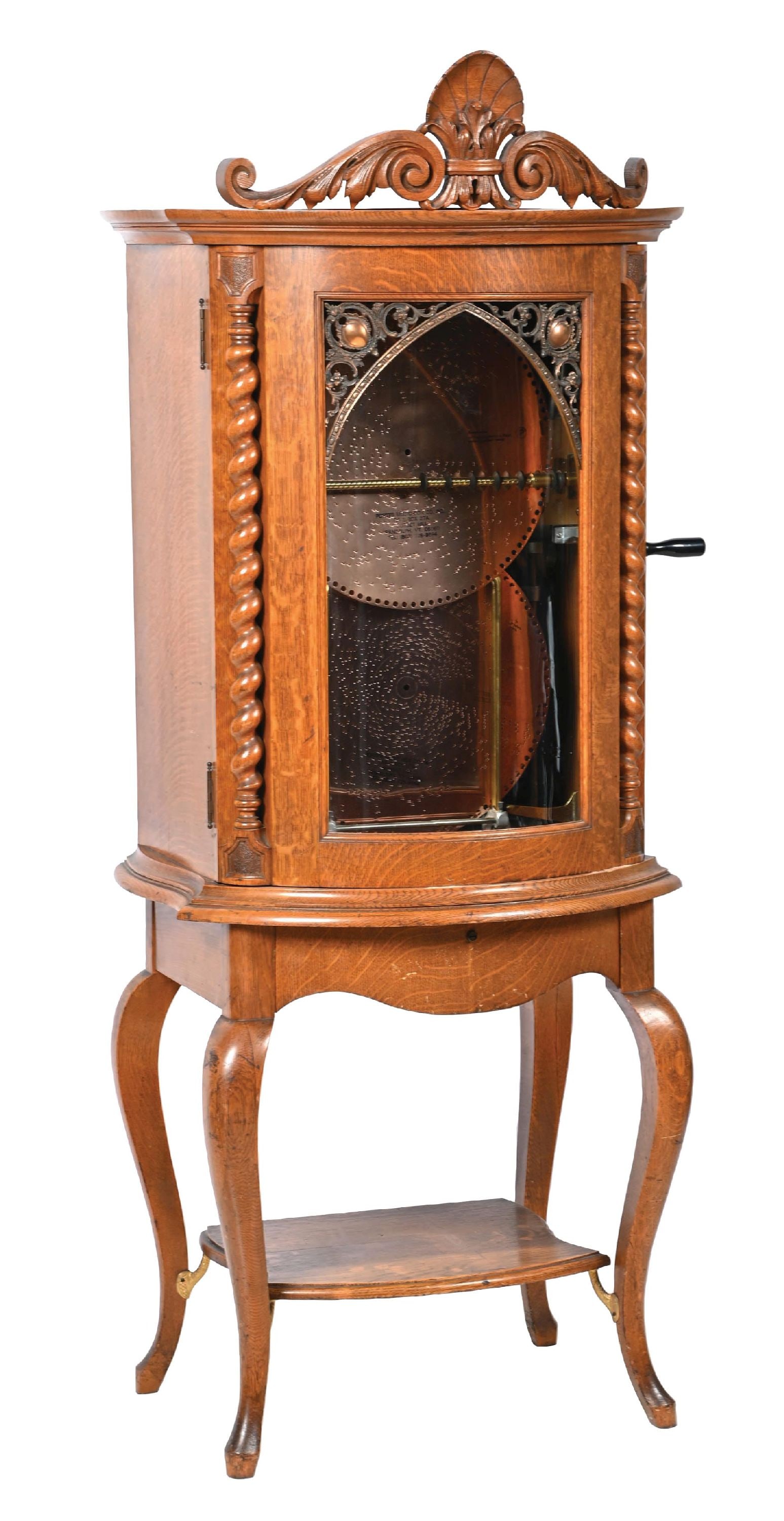 REGINA STYLE 35 AUTO CHANGER DISC MUSIC BOX SERIAL NO. 50213 (1 of 9)