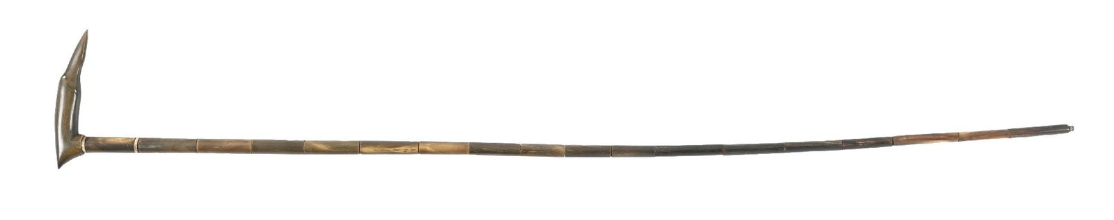 HORN CANE WITH ANIMAL HEAD (1 of 5)
