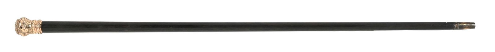 GOLD KNOB DRESS CANE (1 of 7)