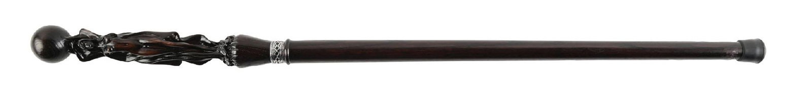 ANTIQUE HAND-CARVED EROTICA WALKING STICK CANE (1 of 7)