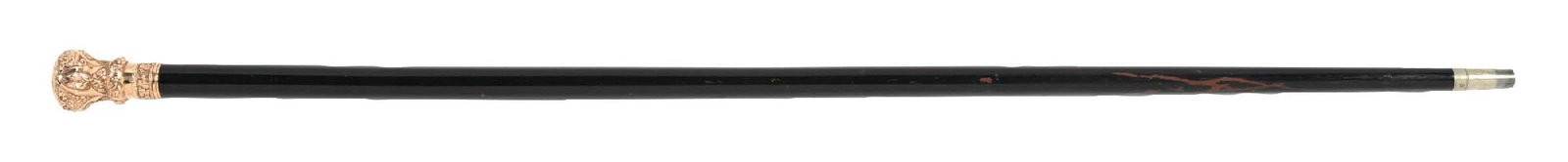 GOLD KNOB DRESS CANE (1 of 7)