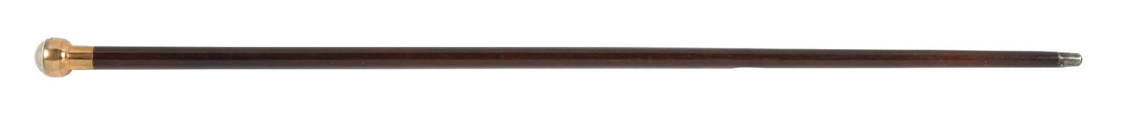 ANTIQUE GLASS KNOB WATCH CANE (1 of 7)