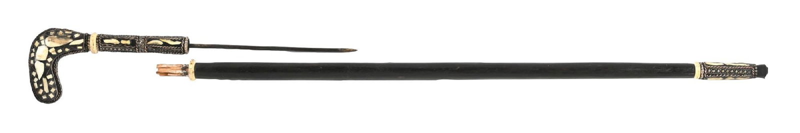 ANTIQUE MOROCCAN DAGGER CANE (1 of 9)