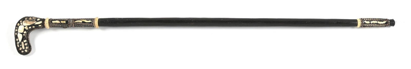 ANTIQUE MOROCCAN DAGGER CANE - 2