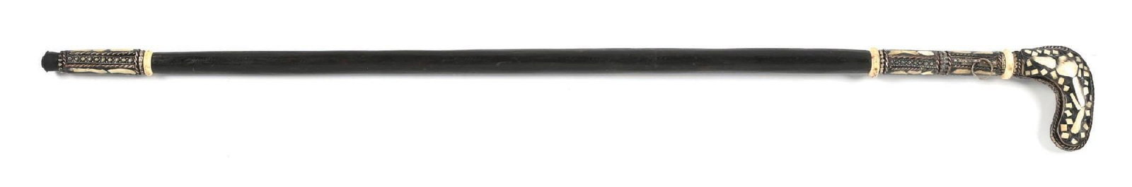ANTIQUE MOROCCAN DAGGER CANE - 3