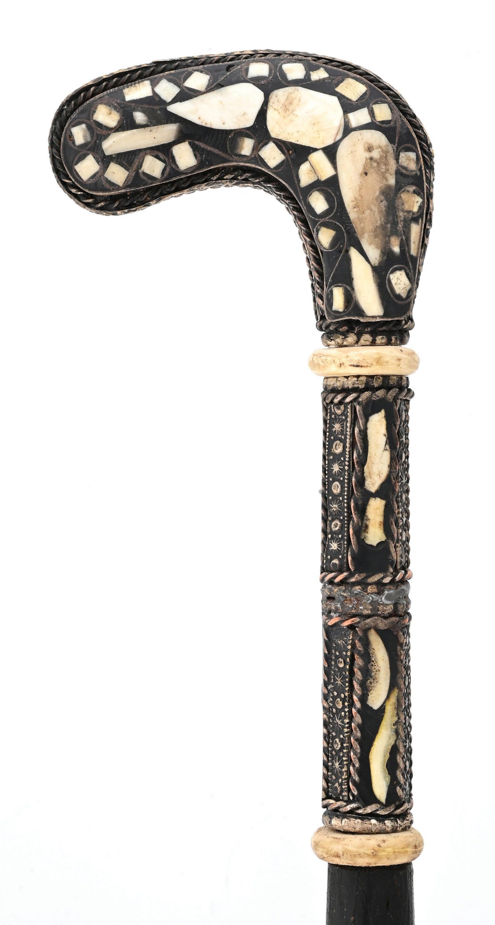 ANTIQUE MOROCCAN DAGGER CANE - 5