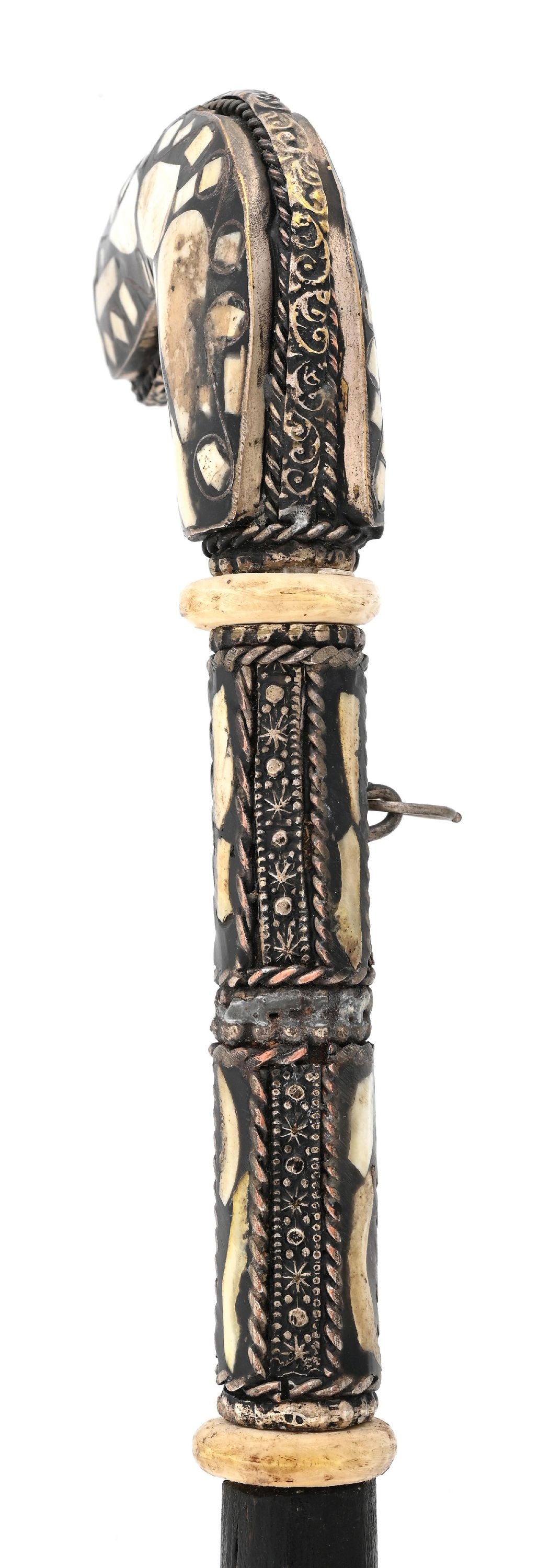 ANTIQUE MOROCCAN DAGGER CANE - 6