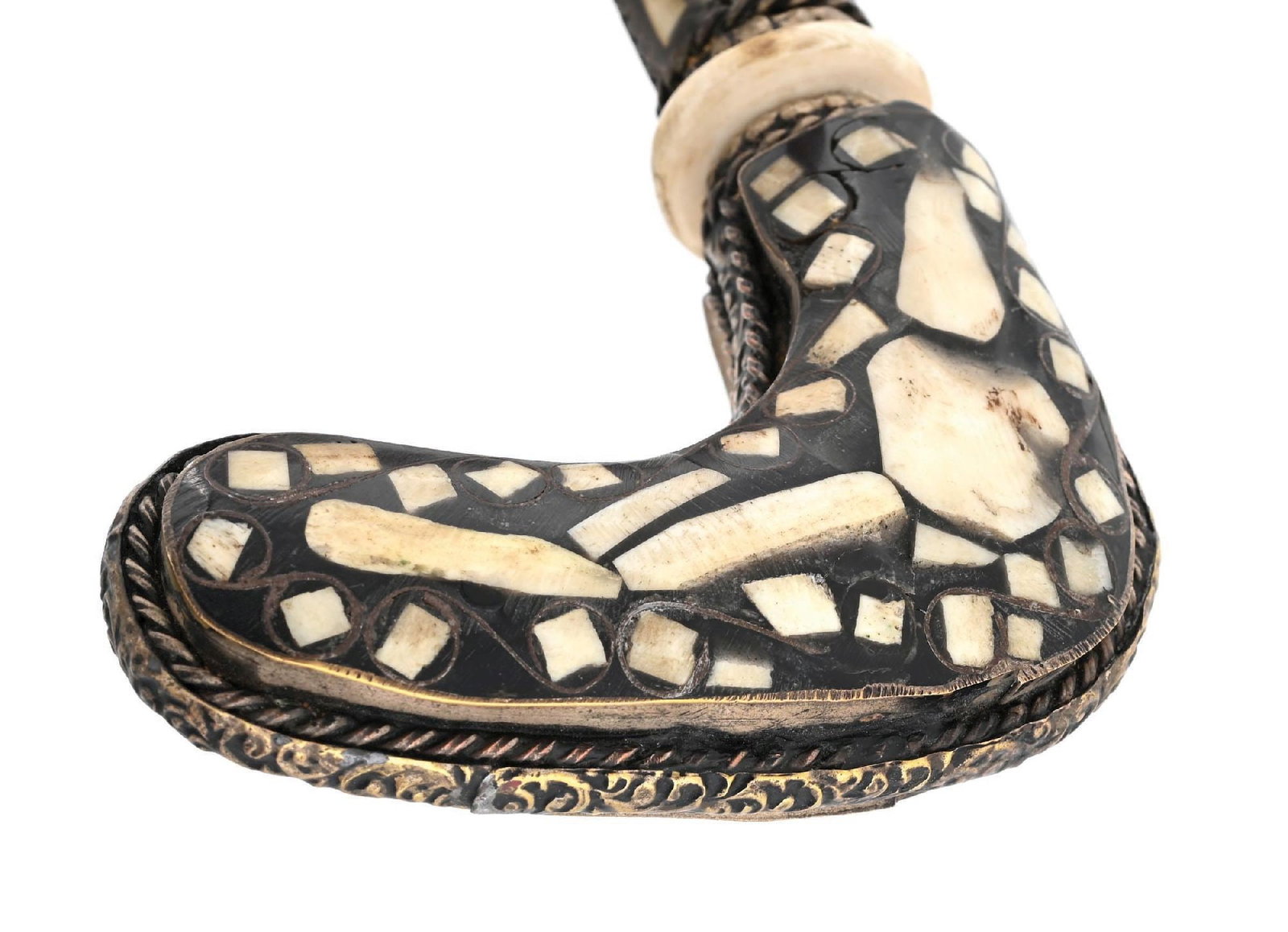ANTIQUE MOROCCAN DAGGER CANE - 8