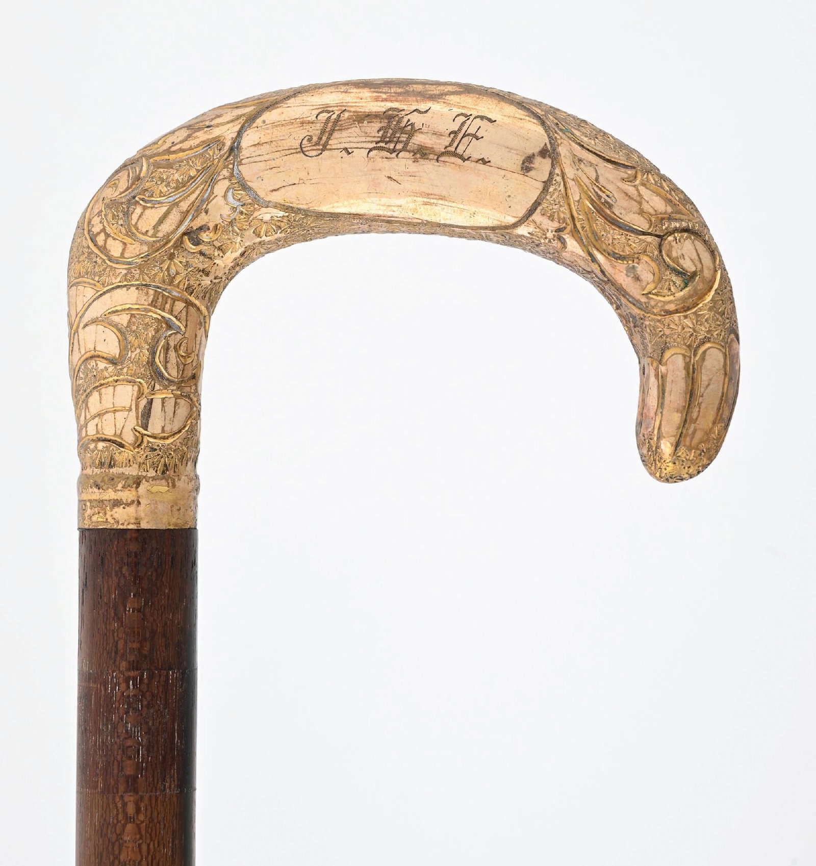 GOLD TOPPED CANE - 3