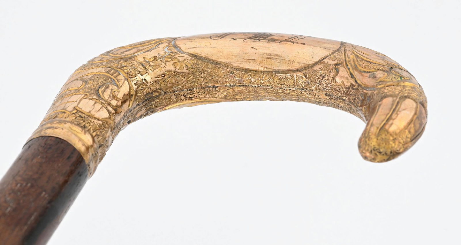 GOLD TOPPED CANE - 6