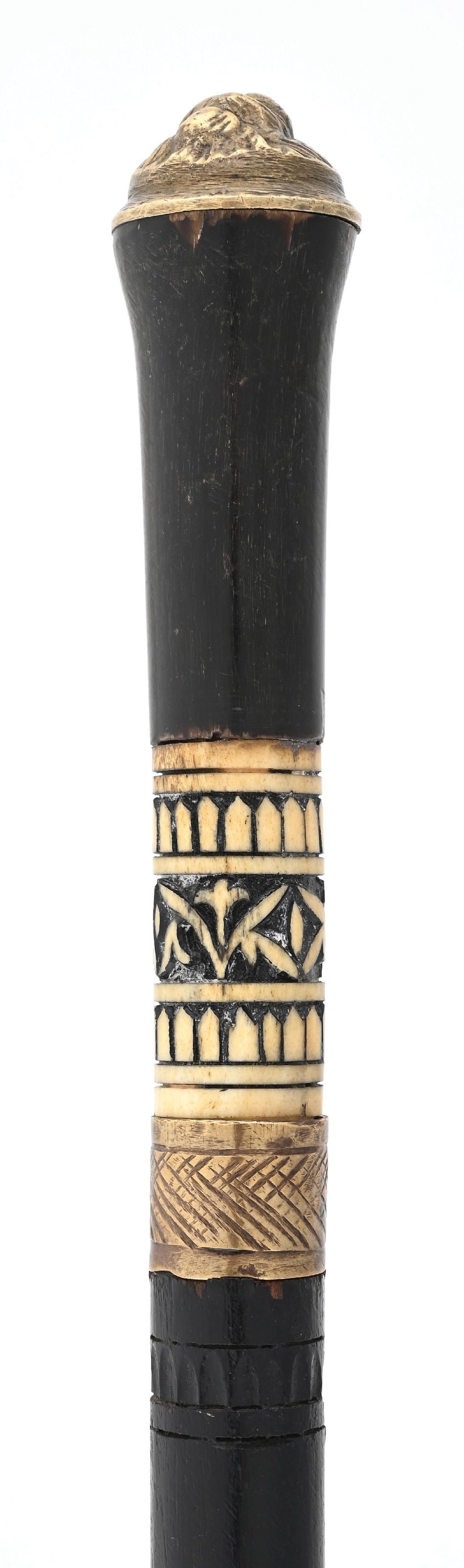 BLACK LACQUERED SWORD CANE - 4