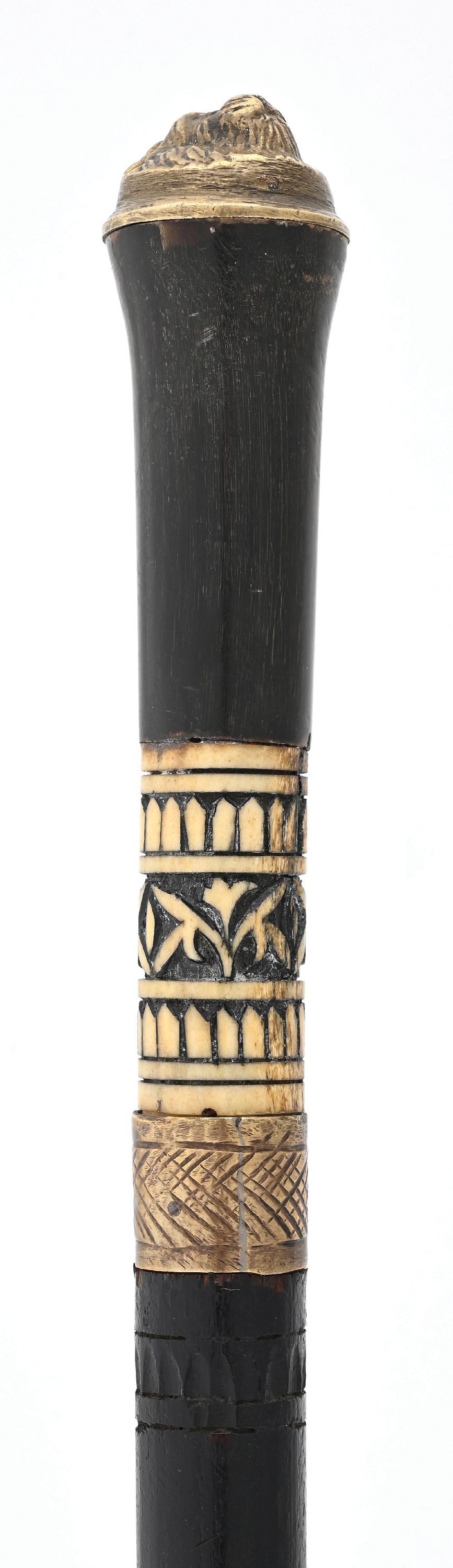 BLACK LACQUERED SWORD CANE - 5