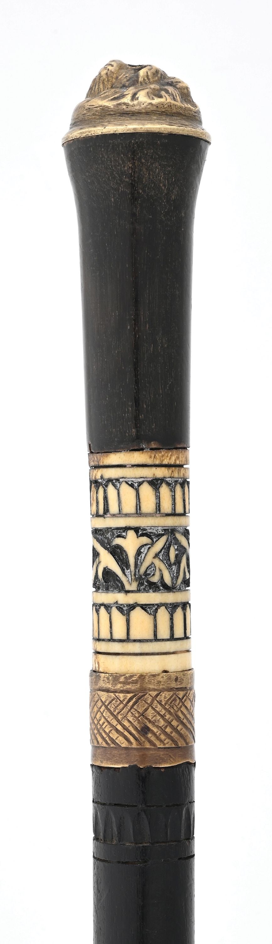 BLACK LACQUERED SWORD CANE - 7