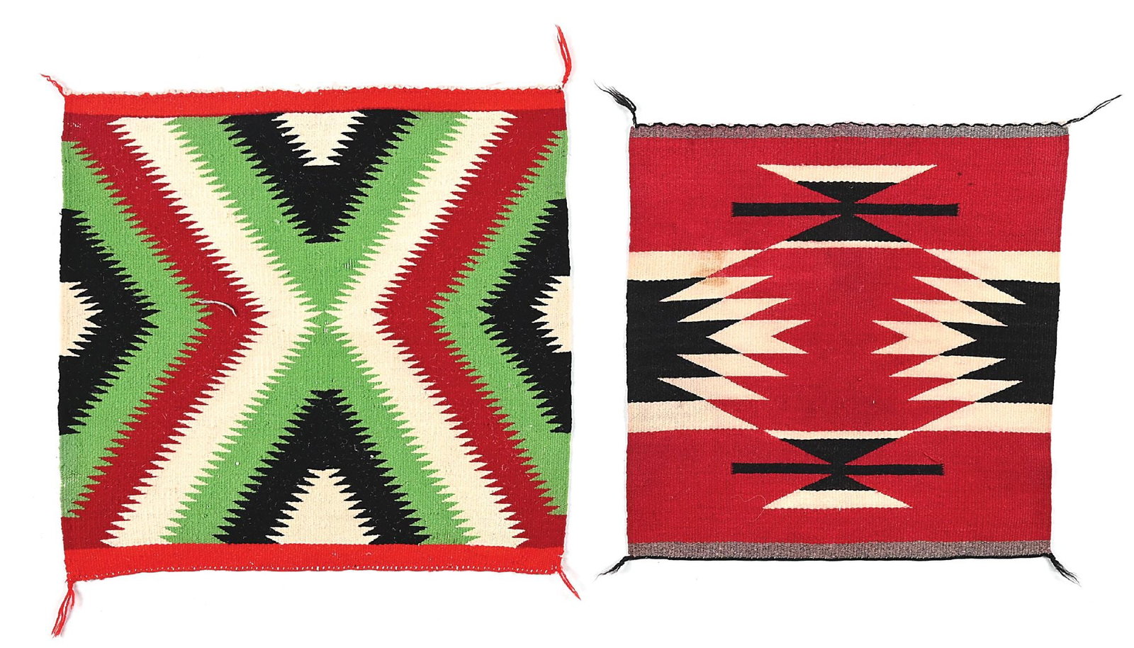 LOT OF 2: NAVAJO (DINÉ) GERMANTOWN SQUARES (1 of 5)