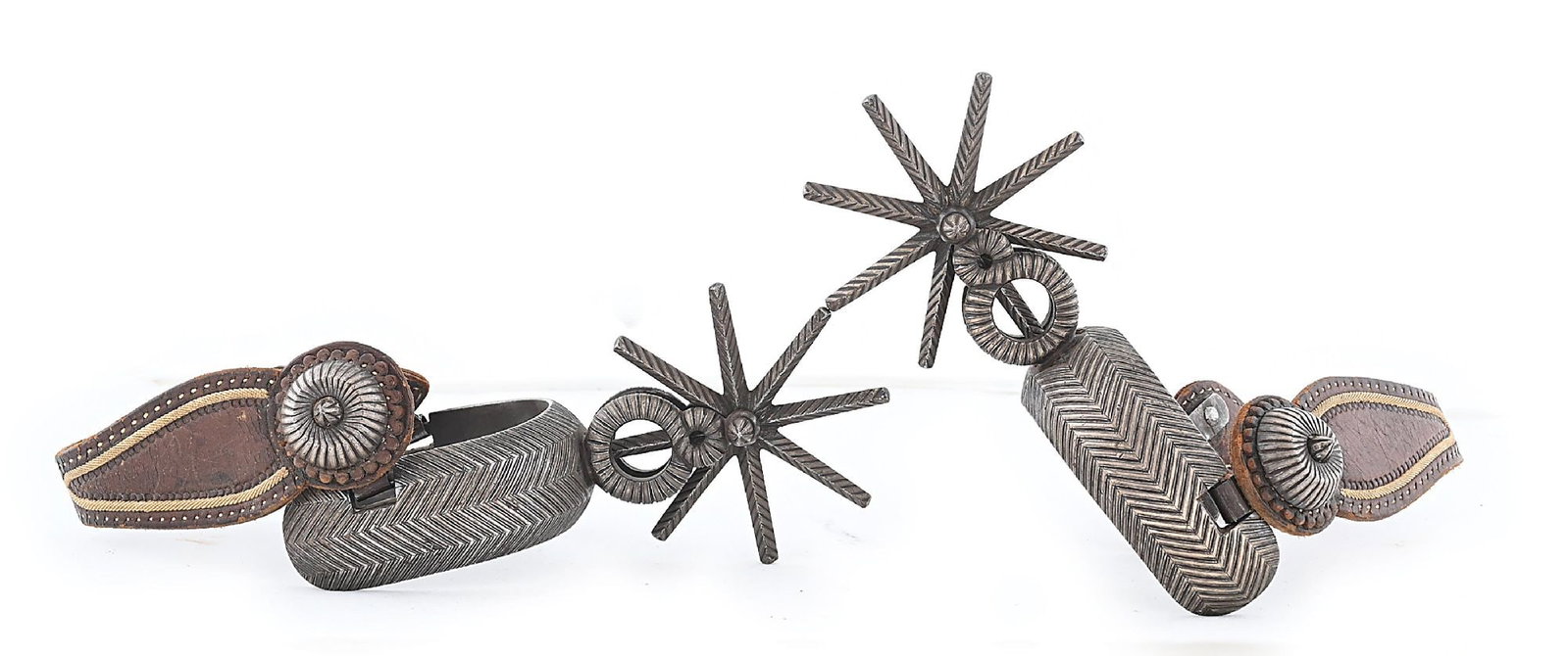 HERRINGBONE PATTERN CHARRO SPURS (1 of 5)