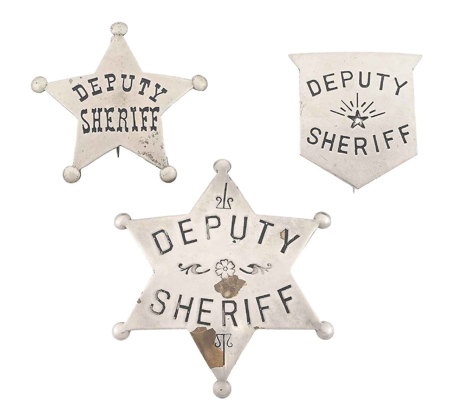 LOT OF 3: DEPUTY BADGES (1 of 3)