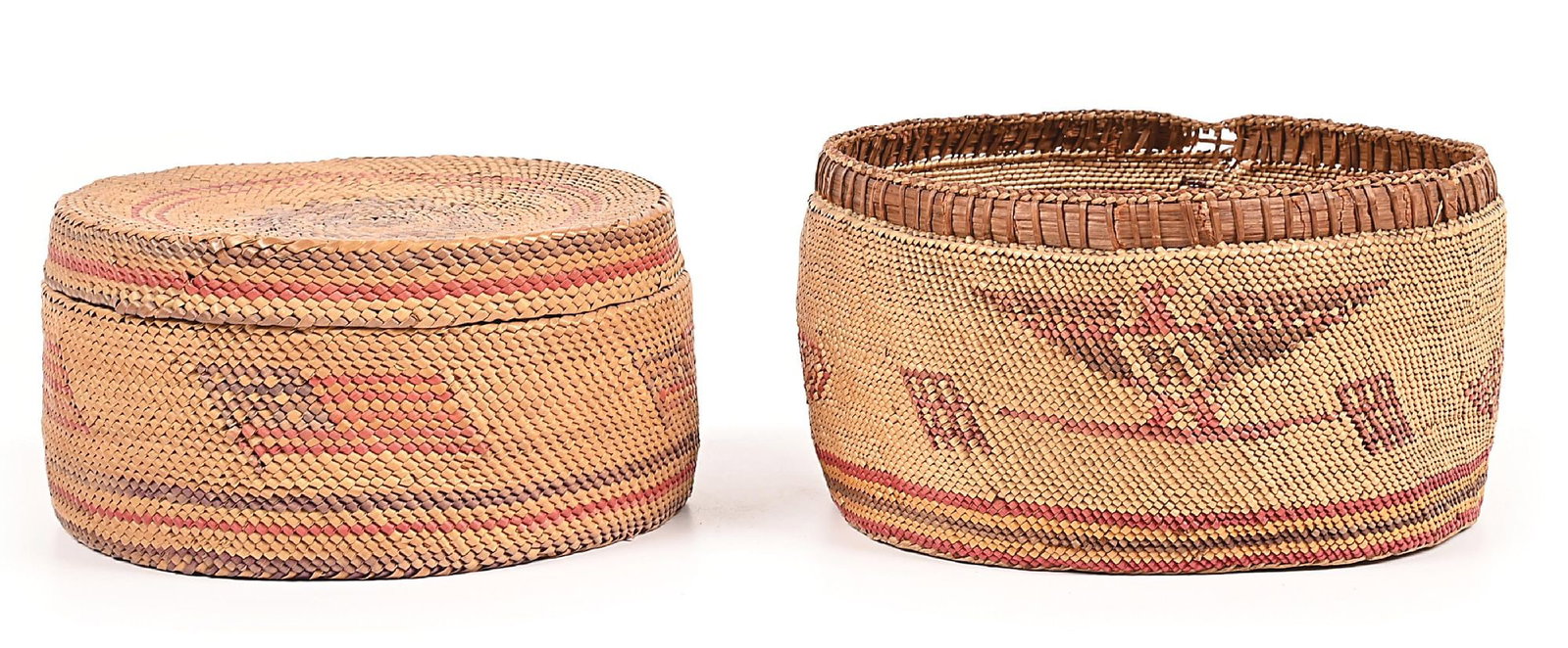 LOT OF 2: NOOTKA/MAKAH BASKETS (1 of 7)