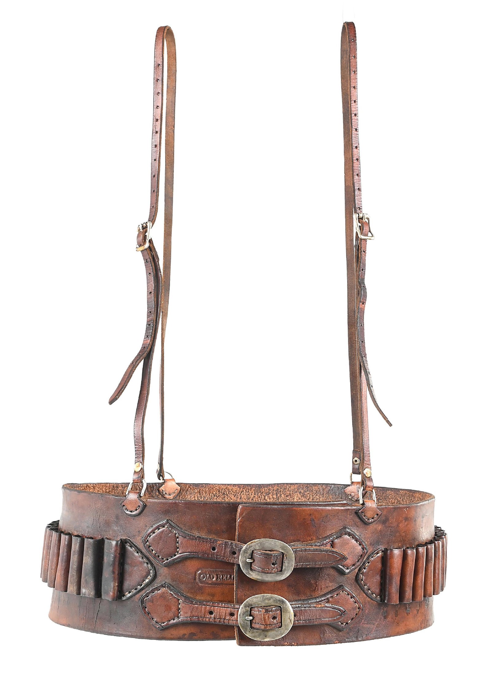 FANTASTIC SHARPS "OLD RELIABLE" CARTRIDGE BELT. (1 of 7)