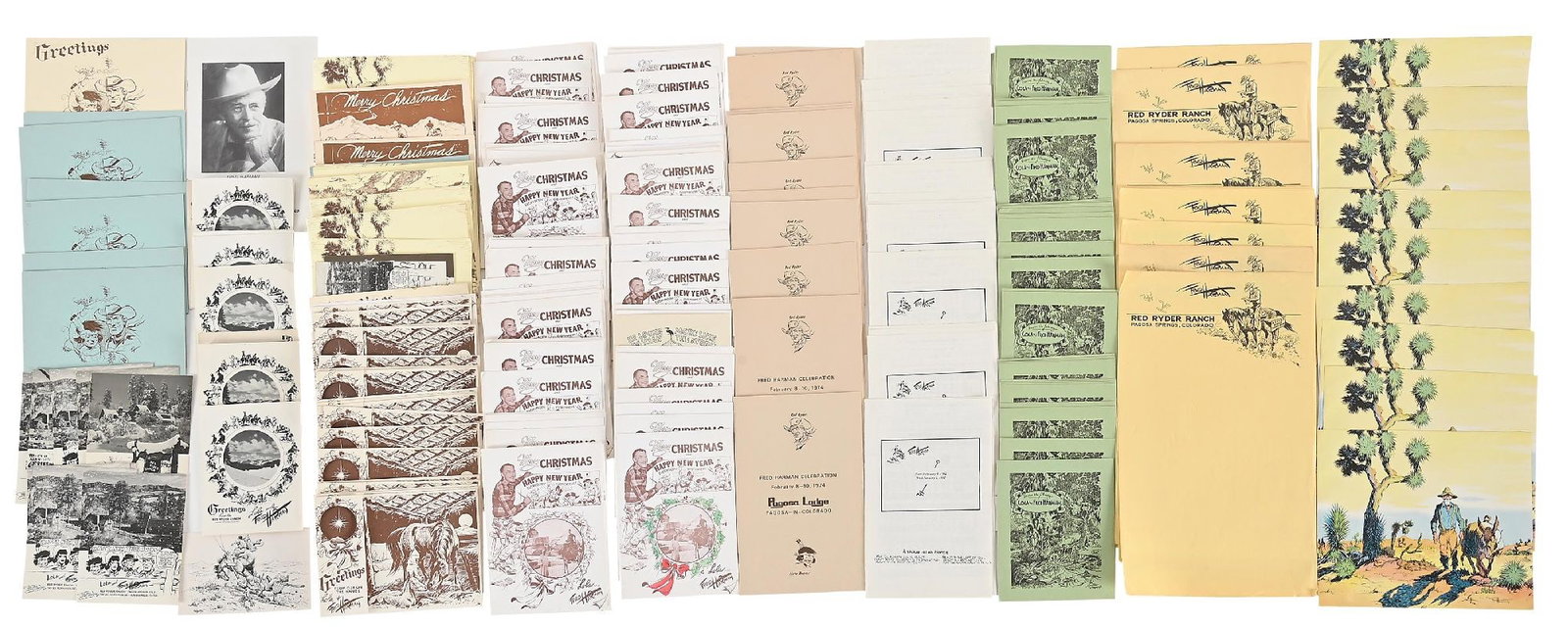 LARGE LOT OF FRED HARMAN EPHEMERA (1 of 3)