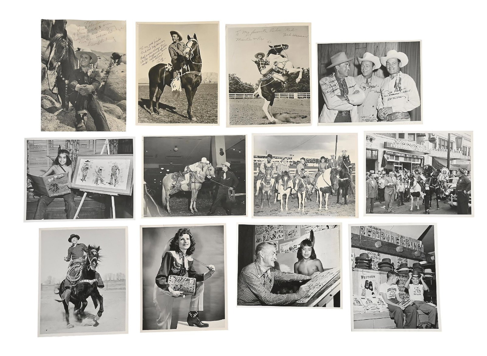 LOT OF APPROXIMATELY 200 FRED HARMAN PUBLICITY PHOTOS (1 of 9)