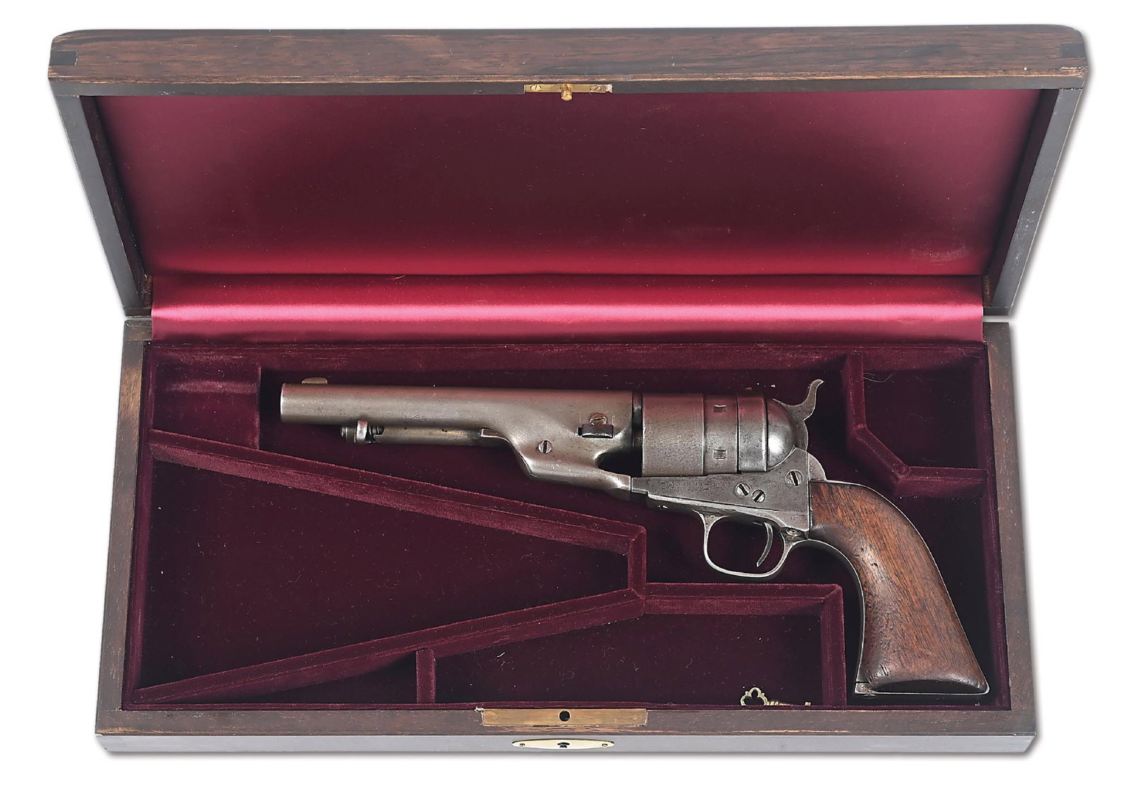 (A) FRONTIER ALTERED RICHARDS CONVERSION COLT MODEL 1860 ARMY SINGLE ACTION REVOLVER. (1 of 13)
