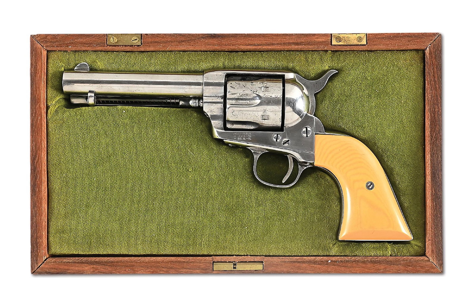 (A) COLT FRONTIER SIX SHOOTER SINGLE ACTION ARMY REVOLVER, A GIFT FROM JOHN BIANCHI TO PHIL (1 of 12)