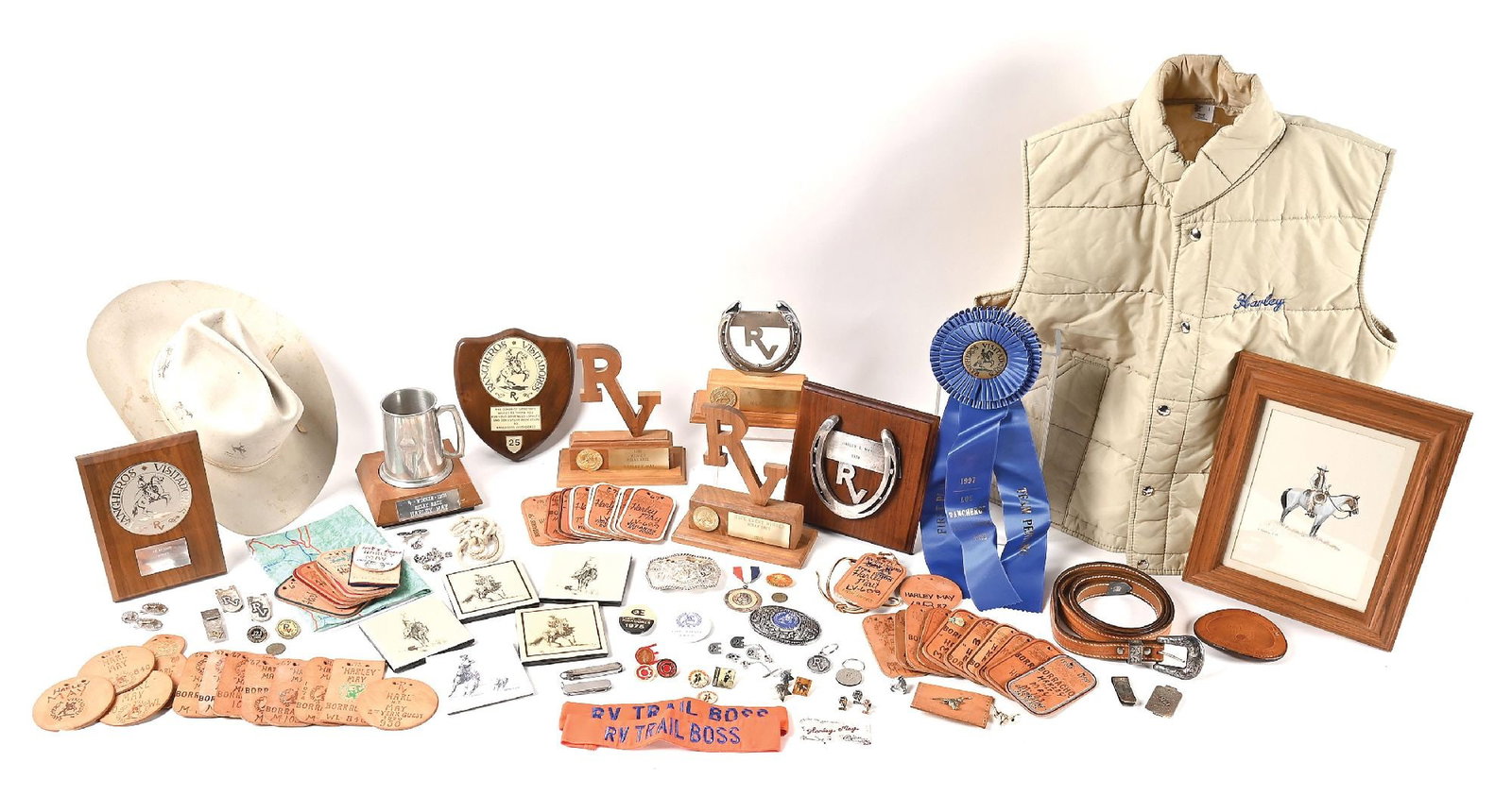 LARGE LOT OF HARLEY MAY RANCHEROS VISITADORES MEMORABILIA (1 of 8)