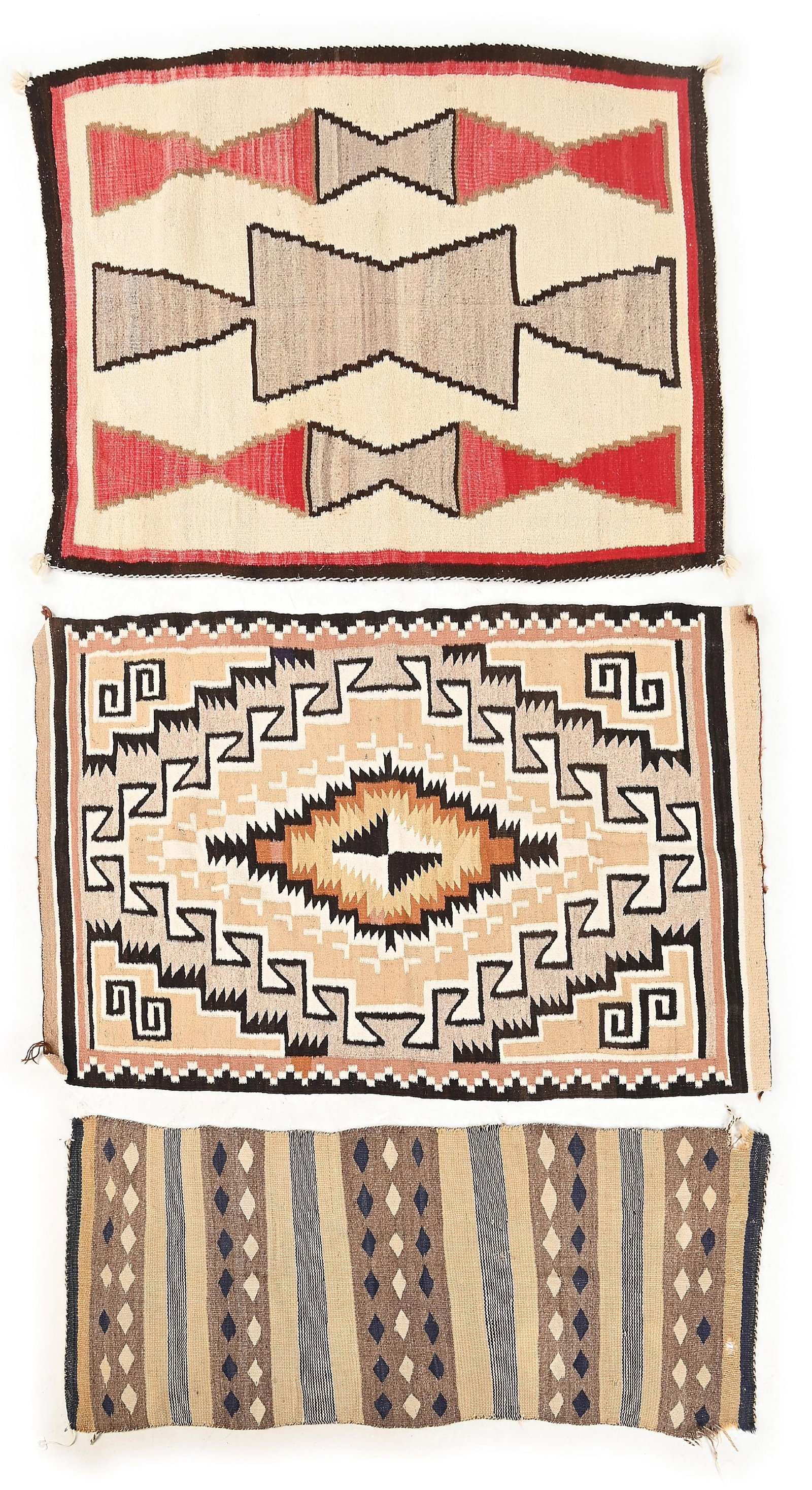 LOT OF 3: NAJAVO (DINÉ) WEAVINGS (1 of 7)