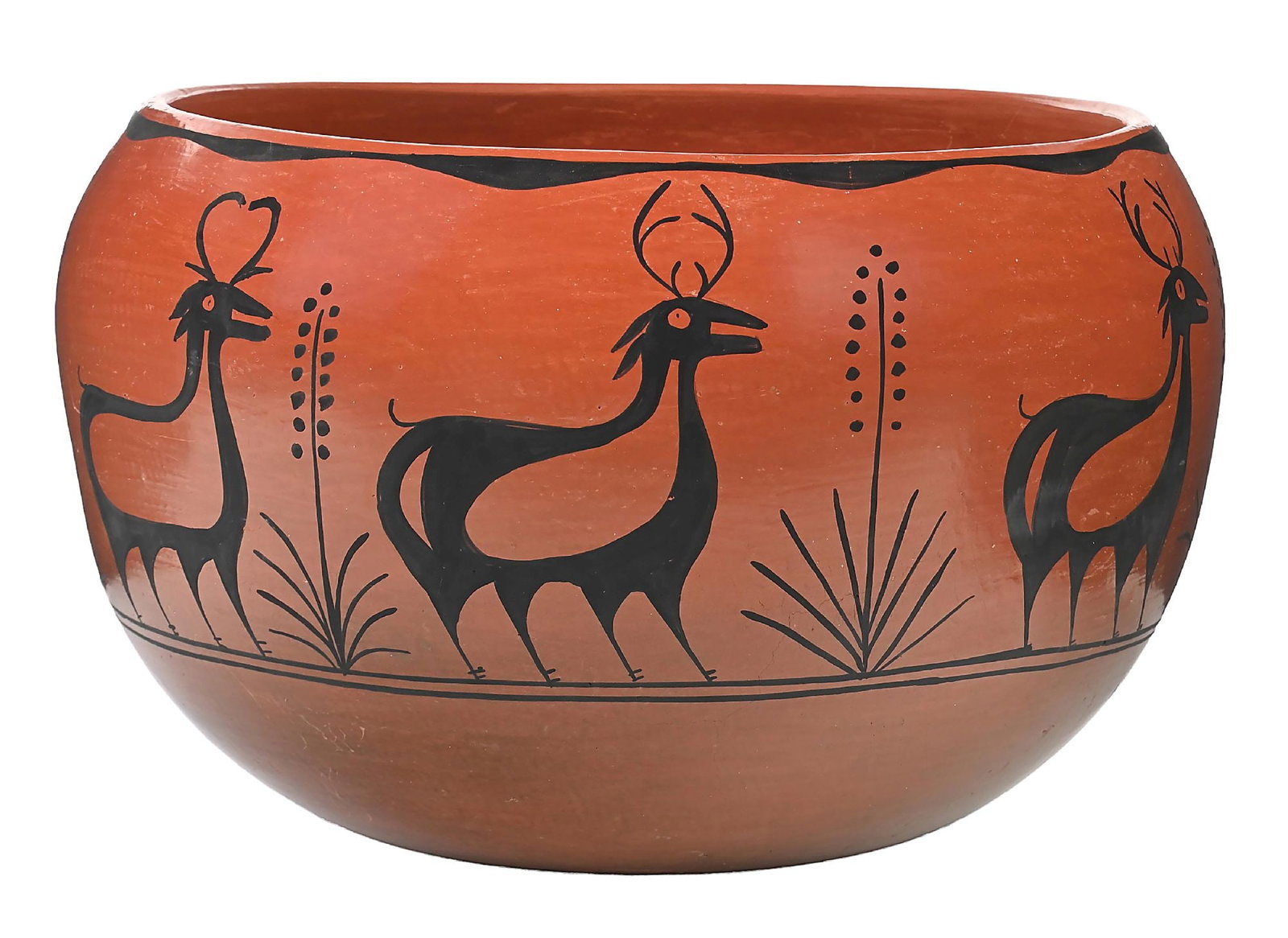 LARGE VIDAL AGUILAR SANTA DOMINGO (KEWA) DOUGH BOWL (1 of 4)