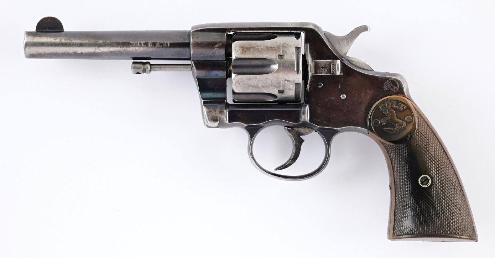 (A) COLT MODEL 1895 NEW ARMY .41 DOUBLE ACTION REVOLVER (1897) (1 of 2)