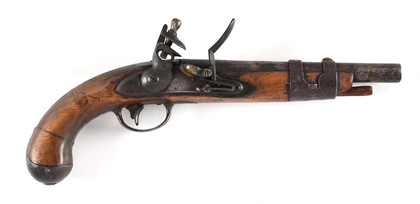 (A) US MODEL 1816 FLINTLOCK PISTOL BY SIMEON NORTH. (1 of 2)