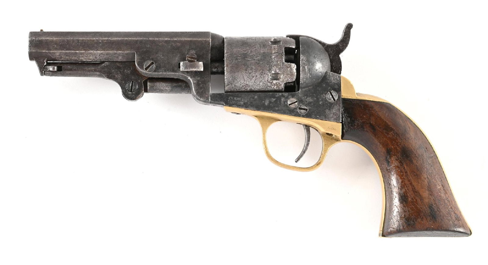 (A) COLT MODEL 1849 POCKET PERCUSSION REVOLVER (1872) (1 of 2)