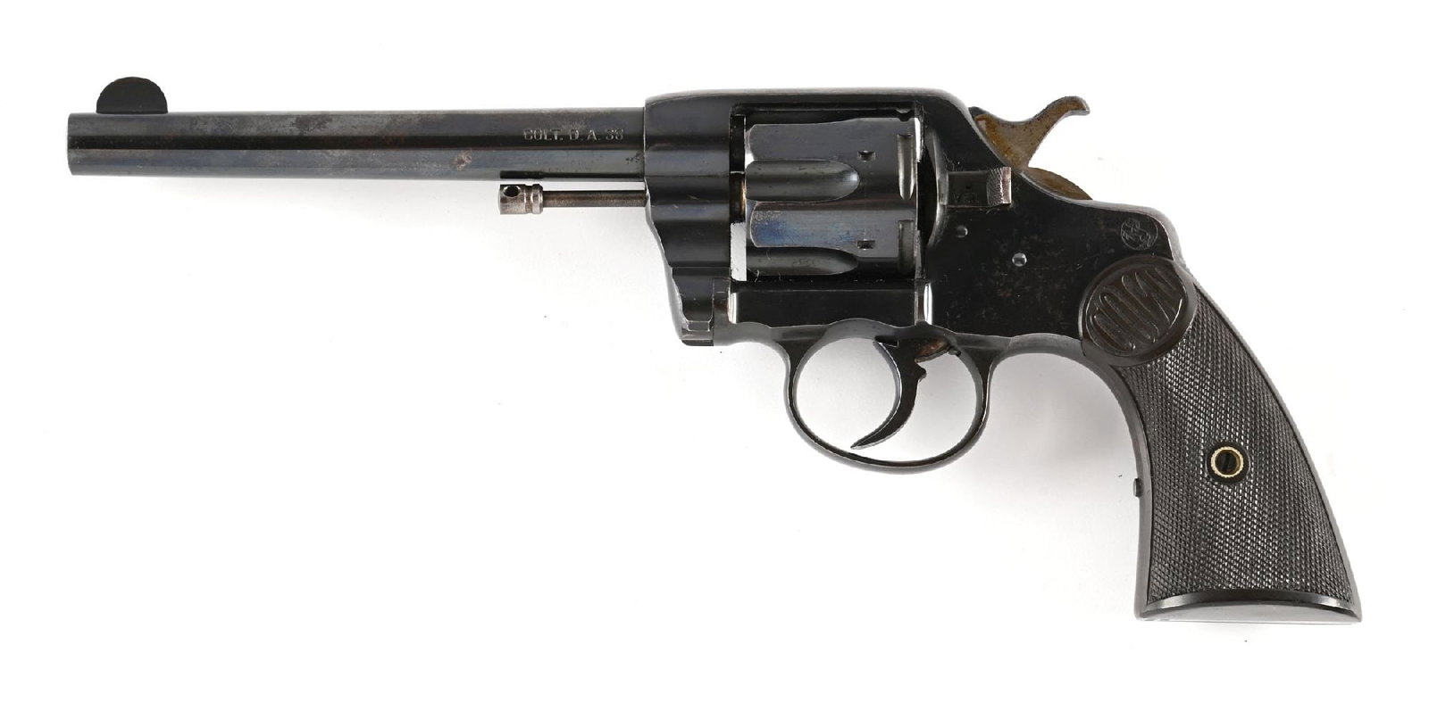 (C) COMMERCIAL COLT NEW MODEL ARMY NAVY DA 38 DOUBLE ACTION REVOLVER. (1 of 2)