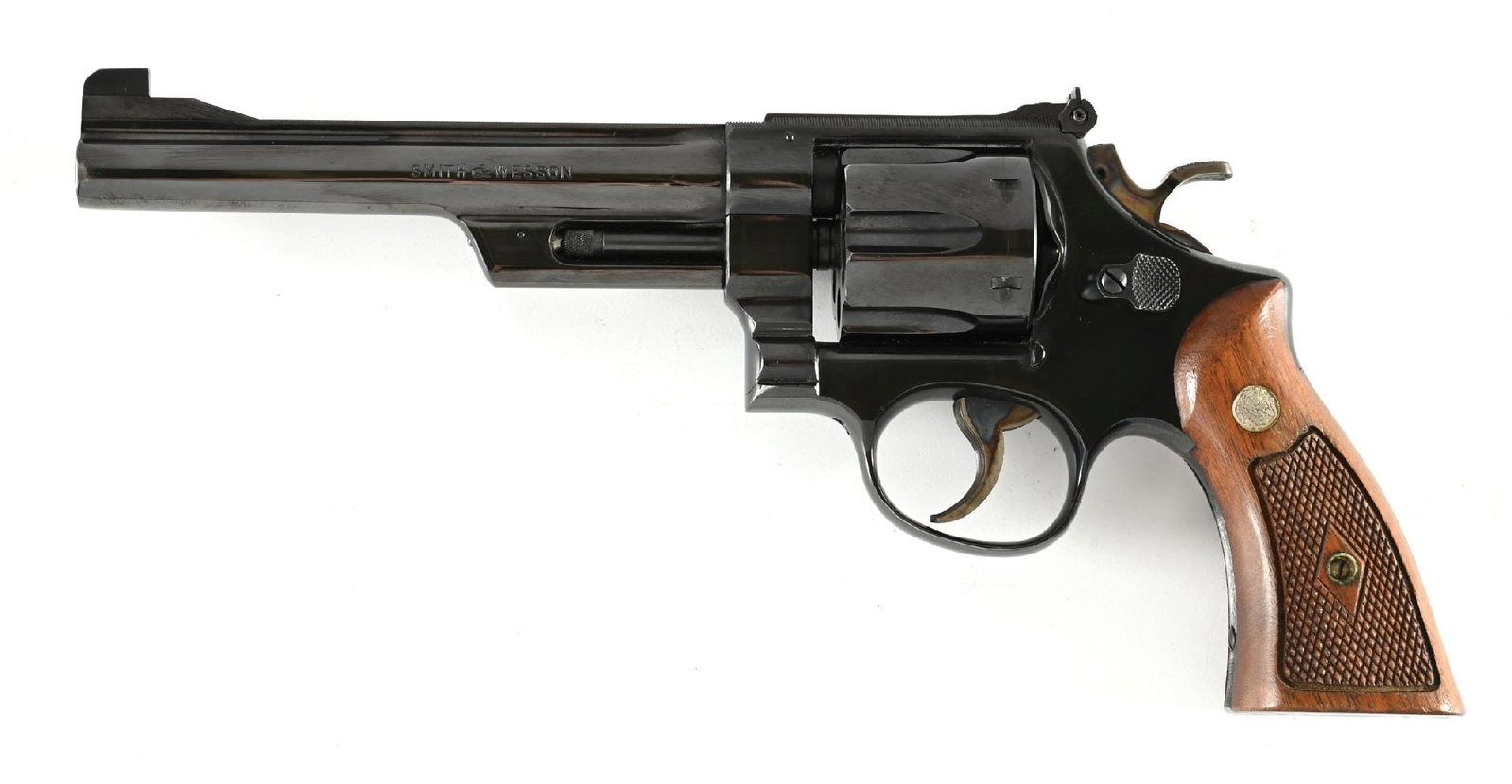 (C) RARE SMITH & WESSON MODEL 27-1 .357 MAGNUM DOUBLE ACTION REVOLVER WITH BOX. (1 of 3)
