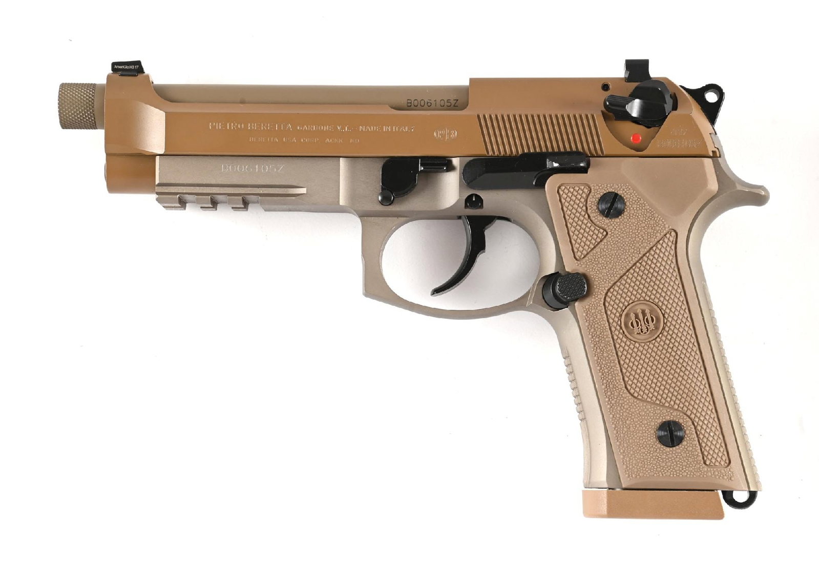 (M) BERETTA M9A3 SEMI-AUTOMATIC PISTOL IN CASE (1 of 4)