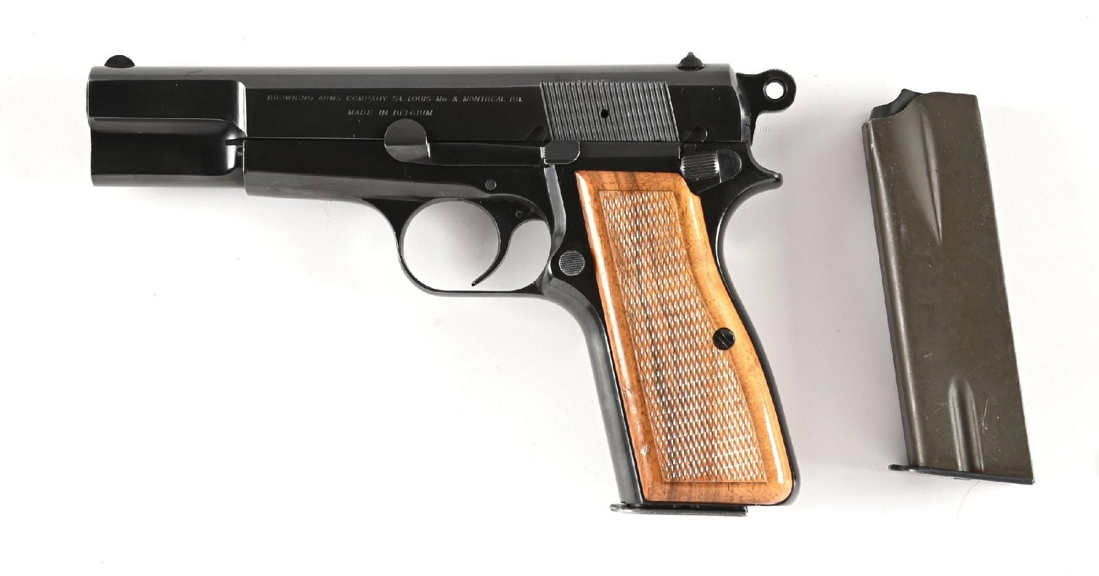 (C) T-SERIES BROWNING HI-POWER SEMI-AUTOMATIC PISTOL. (1 of 3)