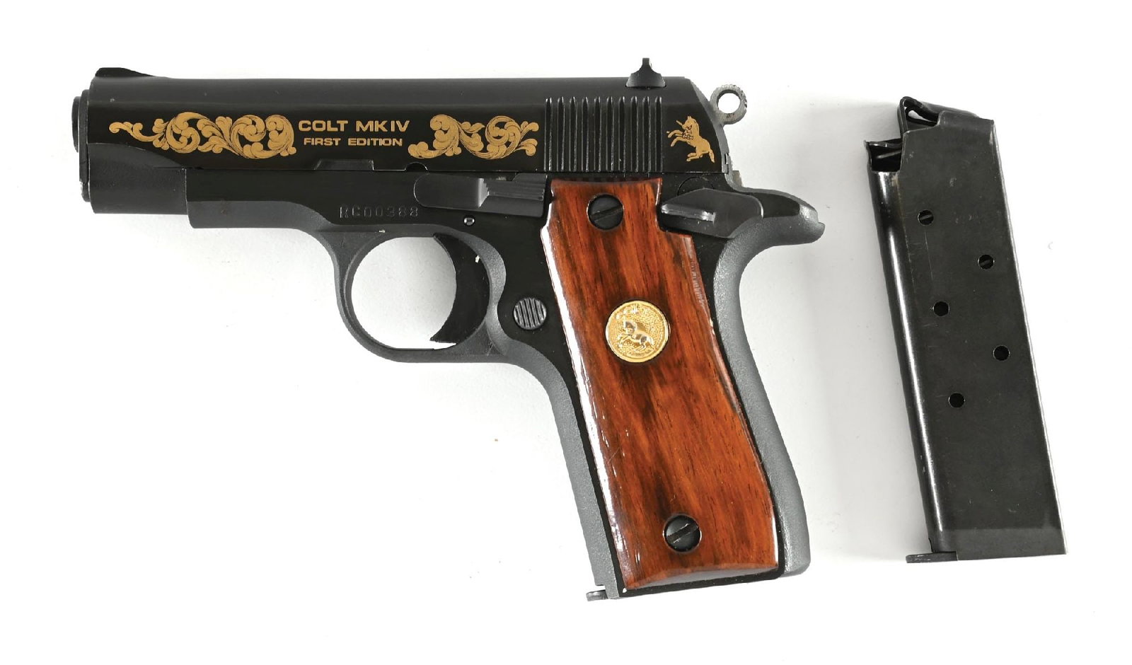 (M) COLT MKIV SPECIAL FIRST EDITION GOVERMENT MODEL SERIES 80 PISTOL WITH BOX. (1 of 3)