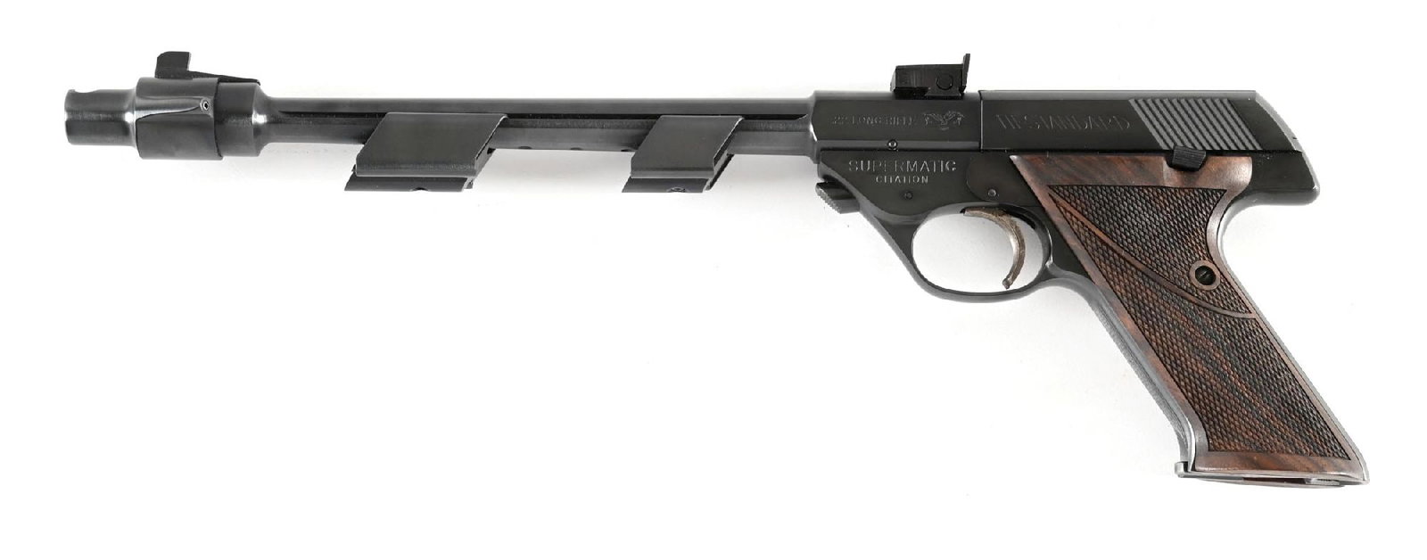 (C) HIGH STANDARD SUPERMATIC CITATION SEMI-AUTOMATIC PISTOL. (1 of 3)